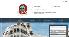 Desktop Screenshot of incasimmobilier.com